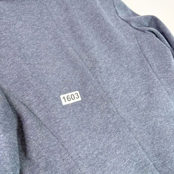 Talbots Aberdeen Jacket Womens 4 Gray Solid Notch Lapel Blazer Formal preppy - Picture 6 of 8